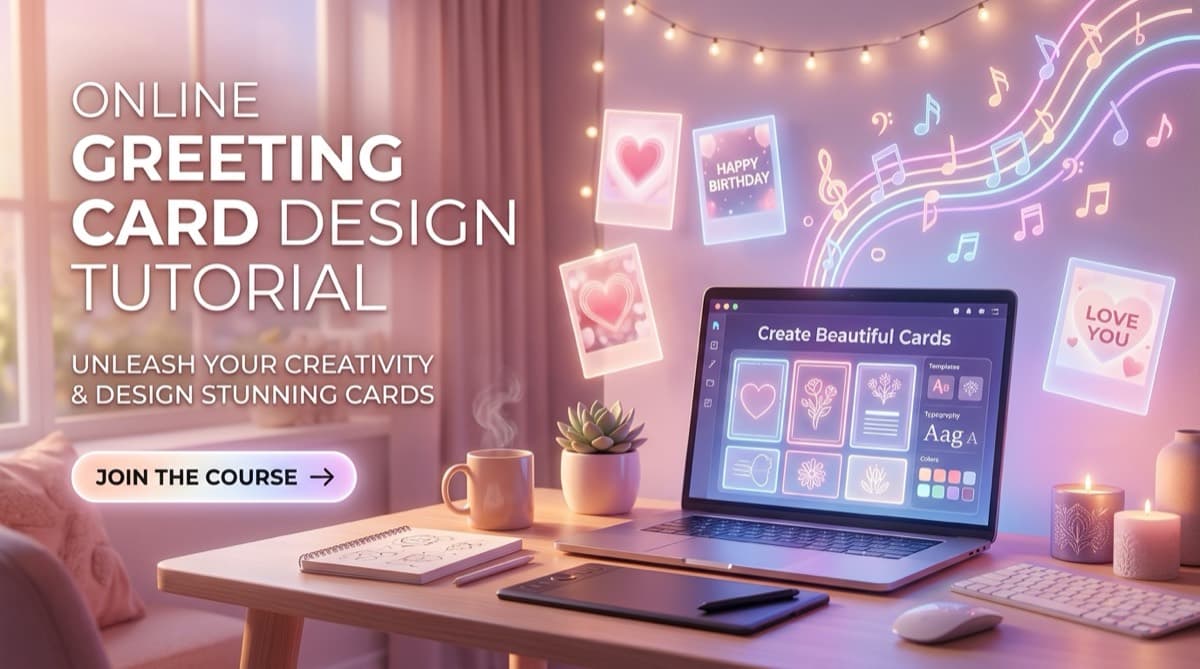 Cara Membuat Desain Kartu Ucapan Online Estetik & Berlagu dalam 3 Menit 🎵
